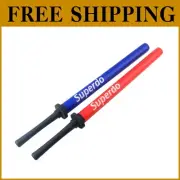 Ambidextrous Foam Sparring Swords - 35.5" Training Stick Set with Storage Bag