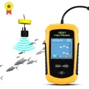 Portable Fish Finders Degrees Sonar Coverage Echo Sounder Alarm Transducer