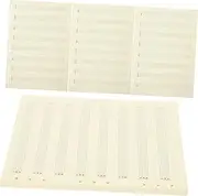 COSMEVIVI 100 Sheets Music Staff Refill Paper Practical Loose Leaf Manuscript Paper for Composing Melodies Compatible with Standard Binders Smooth Writing and Easy Erasure
