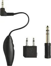 Shure EAADPT-KIT Adapter Kit (Combines 1/4 inch Adapter, Airline Adapter, Attachable Volume Control)
