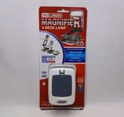 Magnifier & Desk Lamp Battery Powered Magnifying Glass And LED Light