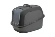Moderna Mega Deluxe Cat Litter Box, Cool Grey