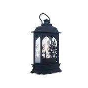 2 Pcs Electric Halloween Candle Transparent Lantern LED Bar Atmosphere Decoration Supplies Haunted house