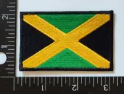 Jamaika Flag Jamaica iron-on Aufnäher patch High Quality UK Made Hook Loop Patch