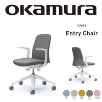 在飛比找PChome24h購物優惠-【日本OKAMURA】Lives Entry 家用電腦椅(迷