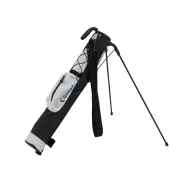 CostwayLightweight Golf Stand Bag with Shoulder Strap and Bottle Holder-Grey