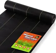 LAVEVE 6FT x 100FT Weed Barrier Landscape Fabric, 3.2oz Premium Heavy-Duty Gardening Weed Control Mat, Ground Cover for Gardening, Farming