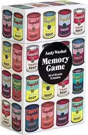 Galison Andy Warhol Soup Can Memory Game