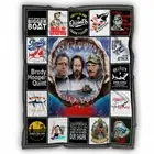 Jaws Blanket, Jaws Movies Fleece, Sherpa Blankets Horror Movies Gifts