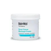 BodyMed Formulations Deep Tissue Massage Cream, 4 oz. – Fragrance-Free,