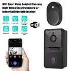 Smart Wireless WiFi Doorbell Camera Door Ring Video Intercom Security Bell Night