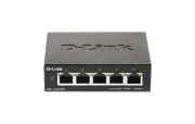 D-Link 5-Port Smart Managed Desktop Switch with 5 RJ45 Ports