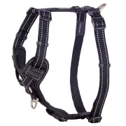 Rogz Control Stop-Pull Dog Harness Padded Black Large