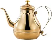 Mobestech Convenient Tea Kettle with Long Spout and Handle Stylish Kitchen Accessory for Home Brewing Compatible with Stovetop and Induction Cookers Ergonomic