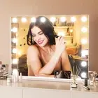 Vanity Mirror with Lights-Large Makeup Mirror, 27.6" X21.6'' Hollywood Lighted M