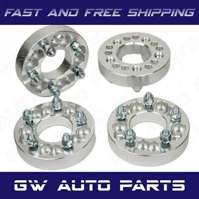 4PC 1.25" 5X112/5X130 TO 5X4.5 Wheel Adapters, 84.1CB, 12x1.5 studs Fit Mercedes (for: Volkswagen)