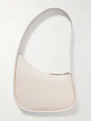 [The Row] The Row - Half Moon Leather Shoulder Bag - Off-white - One size One size Off-white