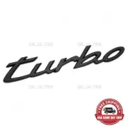 20+ Matte Black Porsche TURBO Logo Letters Rear Badge Liftgate Emblem Deck Lid (for: Porsche)