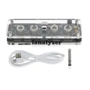 IN-8 4-Digit Nixie Tube Clock Innovative Clock Sleek Home Decor Basic Version