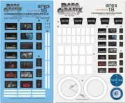 Paragrafix 243 x 1/48 2001 Space Odyssey: Aries 1B Passenger Cabin Graphics Deca