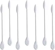 Paper Stick Thick Cotton Swabs with Precision and Flattened Tip 375pcs,Excellent Beauty Tools for Effective Makeup and Personal Care