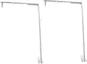 CIYODO Sturdy Aquarium Light Bracket 2pcs Clamp Light Stand for Fish Tank Aluminum Alloy Aquarium Lamp Support