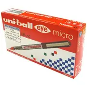 Uni-Ball Eye Micro Rollerball Pens Red 12 Pack