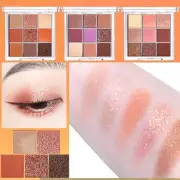 Eyeshadow Palettes 9 Shades Of Brown Mattes Neutral Shades Cut Crease Stencil