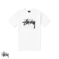 在飛比找蝦皮商城優惠-Stussy Stock 白 短袖T恤 休閒 純棉 字母 草