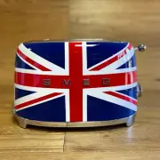SMEG Union Jack Toaster For 2 slices 980W 50's retro style AC100V 50/60Hz New