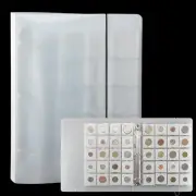 200 Pockets Coin Album for 2"x2" Coin Flips, 3 Ring Transparent Binder Album ...
