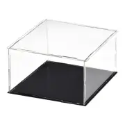 Acrylic Display Case Box Transparent Dustproof Showcase 7.9x7.9x3.9 Inch