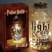 Harry Pottery Gifts - Potion Bottle Lights with Cork - Light Up Glass Lamp