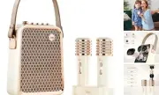 Songbird-HQ2 Karaoke Machine with 2 Wireless Microphones,50W Sound Bluetooth