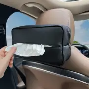 Large Car Tissue Holder for 120 Standard Tissues Premium PU Leather Tissue Ho...
