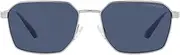 EMPORIO ARMANI(エンポリオアルマーニ) EA 2140 Matte Silver/Dark Blue 57/17/145 men Sunglasses