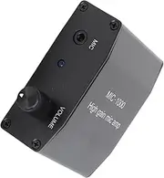 High Sensitivity Microphone Amp, ALC Automatic Level Control, 1000 Times Amplification, for Direct Headphone Listening, with Strong Anti Interference Performance, in Compact Size