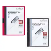 Durable Duraclip 30 Sheet Clamp Flat File (A4) - Black
