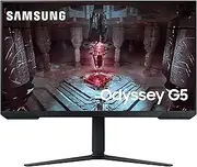 [Samsung] Odyssey G51C, 27-inch Gaming Monitor, 2560x1440, 165Hz, 2x HDMI 1.4/DP 1.4, Height Adjustable Stand, AMD Freesync premium pro