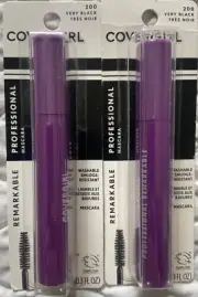 2 Covergirl Professional Remarkable Mascara #200 VERY BLACK