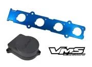 VMS RACING COP COIL BRACKET + CAP DELETE KIT FOR HONDA ACURA B16 B18C BLBK (for: Honda)