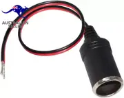 12V Socket Cable Cigarette Lighter Plug Auto Adapter Female with Free End Wire 1