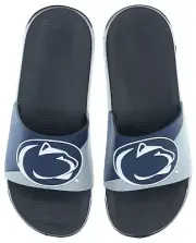 FOCO NCAA Men's Penn State Nittany Lions Cropped Big Logo Raised Slides