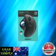 NEW Logitech ERGO M575 Bluetooth + 2.4Ghz Unifying Wireless Trackball Black