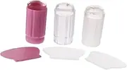 NOLITOY Complete Nail Art Stamper Set 6pcs Manicure Stamper Kit Scrapper for Nail Enthusiasts