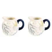 2x Urban Summer Solstice 11cm Ceramic Mini Jug/Utensil Holder - Blue
