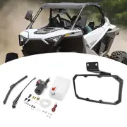 WEISEN Electric Windshield Wiper Motor+Center Mirror For Polaris RZR Turbo R/R 4