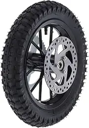 Tire with Strong Grip, Thickened Inner Tube, Premium Quality 12.5 X 2.75in Rear Wheel Replacement for Coolster 2 Stroke Mini Dirt Bike, for Pocket Bike