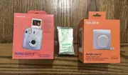 NEW Fujifilm Instax Mini 12 Instant Camera Blue/ Carry Bag & 10 Film Sheets NIB