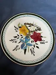 Vintage NEW Stangl Country Garden Appetizer/Tidbit Tea Tray with Handle
